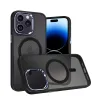 Tel Protect Mágneses Karbon Tok iPhone 13 Pro Black-purple tok - 2. kép