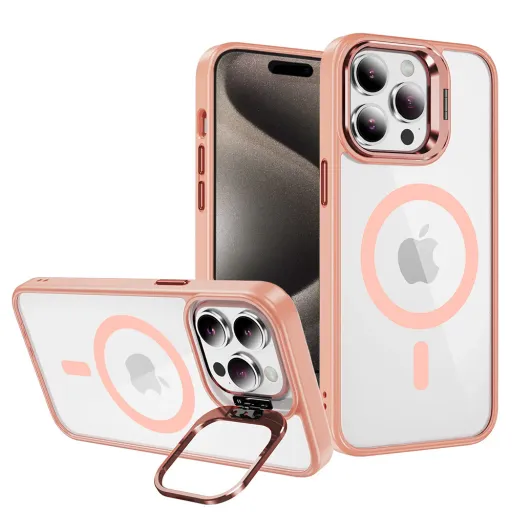 Tel Protect Kickstand Magsafe tok iPhone 13 Pro Max light pink Tel Protect Kickstand Magsafe tok iPhone 13 Pro Max light pink