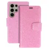 Liavec Glitter Magsafe fliptok Samsung Galaxy S22 Ultra pink tok - 0. kép