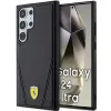 Eredeti FERRARI kemény tok Hot Stamp V Lines MagSafe FEHMS24LP3BAK Samsung Galaxy S24 Ultra fekete tok thumbnail