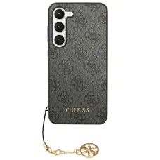 Original Case GUESS - keménytok 4G Charms Collection GUHCS24LGF4GGR Samsung Galaxy S24 Ultra tok fekete