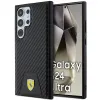 Original FERRARI keménytok Carbon Stitched Bottom FEHCS24LN3PUK Samsung Galaxy S24 Ultra Black tok thumbnail