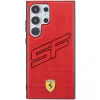 Original FERRARI keménytok Big SF Perforated FEHCS24LPINR Samsung Galaxy S24 Ultra Red - 1. kép