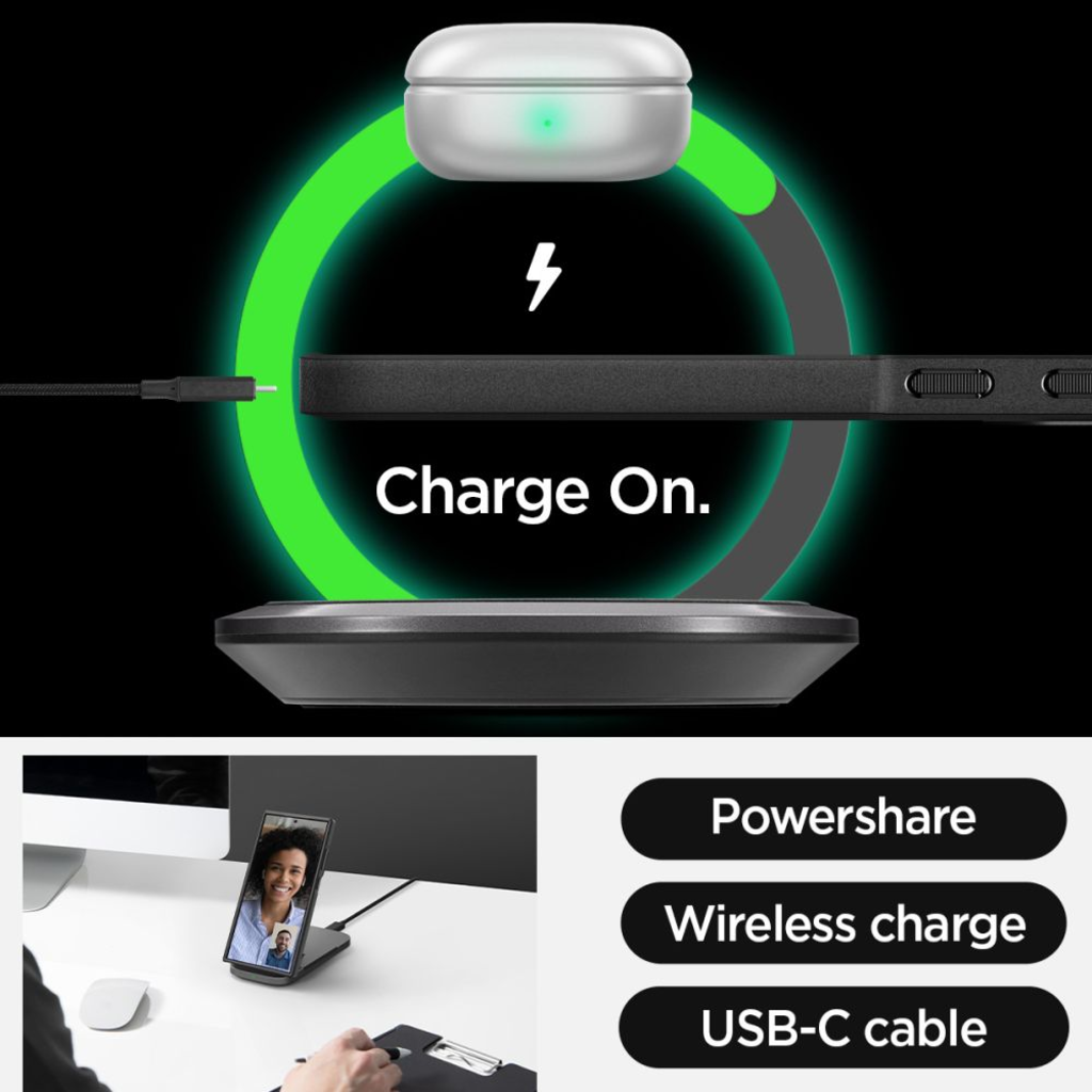 SPIGEN Core Armor ACS07194 tok Samsung Galaxy S24 Ultra - Matt Fekete - 14