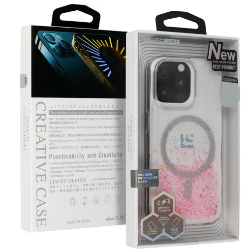 Liavec Moonlight Series tok Samsung Galaxy S23 Plus pink