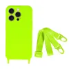 Lime zöld, dizájn 2, szilikonpántos tok iPhone 13 Pro Max készülékhez - 0. kép