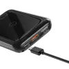 Baseus Mini S powerbank 10000 mAh 18W Qi vezeték nélküli töltéssel 10W fekete - 4. kép