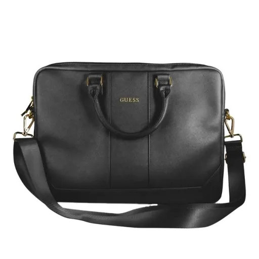 Guess Saffiano 15'' laptop táska fekete színben (GUCB15TBK)