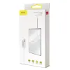 Baseus Ultra-thin vezeték nélküli Qi gyorstöltő 15W 100Cm USB kábellel fehér/ezüst (WX01B-S2) - 0. kép