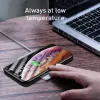 Baseus Ultra-thin vezeték nélküli Qi gyorstöltő 15W 100Cm USB kábellel fehér/ezüst (WX01B-S2) - 4. kép