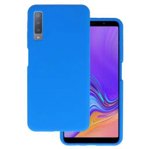 Szilikon Lite tok Samsung Galaxy A7 2018 kék Szilikon Lite tok Samsung Galaxy A7 2018 kék