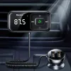 Vezeték nélküli Bluetooth FM transmitter töltővel Baseus S-16 (nemzetközi kiadás) - fekete - 1. kép