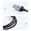 Ugreen multifunkcionális adapter HUB USB 3.0 - 3 x USB / Ethernet RJ-45 / USB Type C PD szürke (CM475) - 2. kép