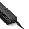 Ugreen multifunkcionális HUB 7 az 1-ben USB-A - 7x USB-A 5 Gb/s fekete (US219) - 4. kép