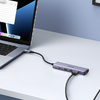 Multifunkciós HUB 5 az 1-ben USB-C - HDMI 1.4 / 3 x USB-A / USB-C PD 100W Ugreen CM511 - szürke - 4. kép