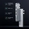 HUB Ugreen CM380 2xUSB C - HDMI/2xUSB 3.0/SD TF/USB C PD - szürke - 4. kép