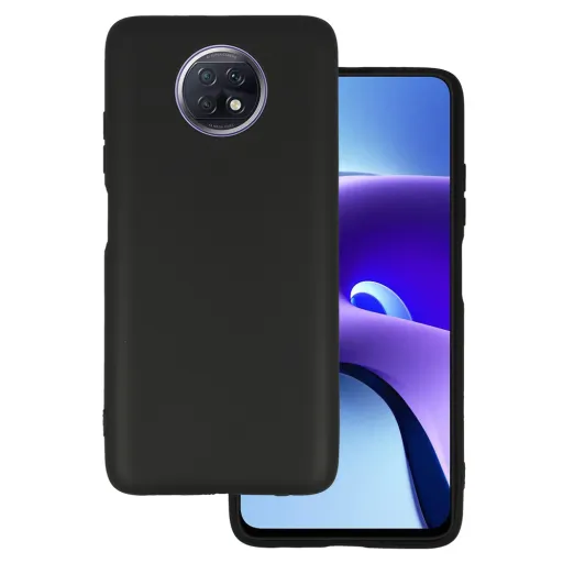 Matt hátlap XIAOMI REDMI NOTE 9T tok Fekete