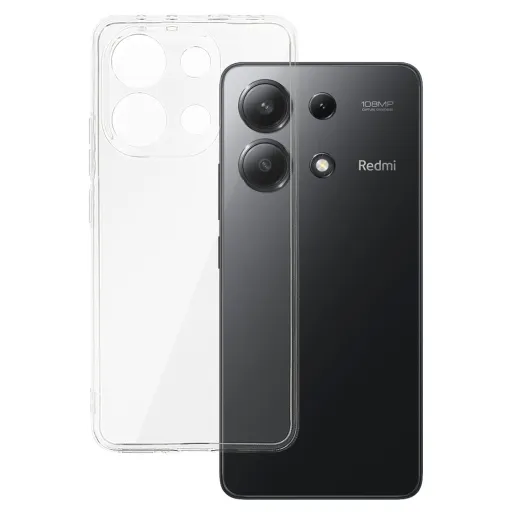 2 mm-es átlátszó szilikon tok XIAOMI REDMI NOTE 13 4G készülékhez