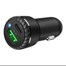 Mcdodo CC-5970 autós szivargyújtós töltő USB-A + USB-C 38W (fekete)