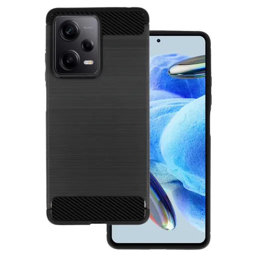 Carbon hátlap tok Xiaomi Redmi Note 12 Pro 5G/POCO X5 Pro fekete