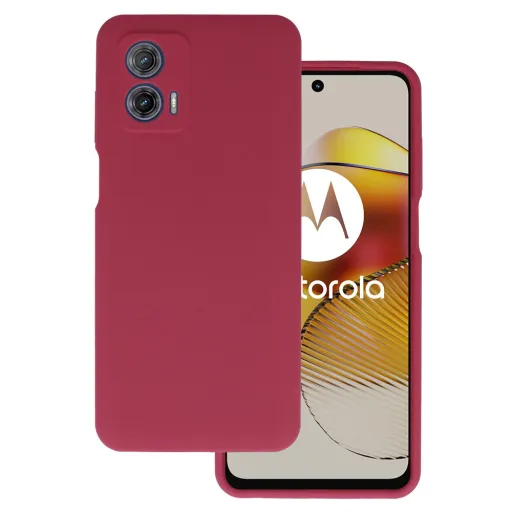 Motorola Moto G73 5G burgundi színű Silicone Lite tok