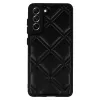 Leather 3D tok Samsung Galaxy S21 FE design 3 fekete - 0. kép