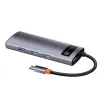 Baseus Metal Gleam Series 5-in-1 Multifunctional Type-C HUB Docking Station Gray 30Hz Version Gray - 2. kép