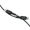 Acefast C4-01 Lightning - USB-C PD cable 30W 3A 480Mb/s 1.8m - black - 0. kép