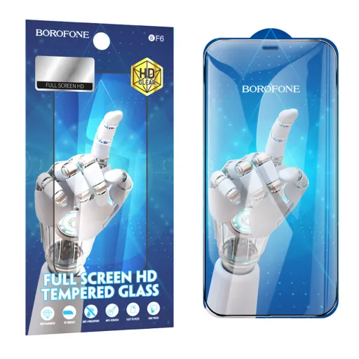 Borofone Diamond Armor Teljes Képernyős HD üvegfólia iPhone 12/12 Pro - 10 darab