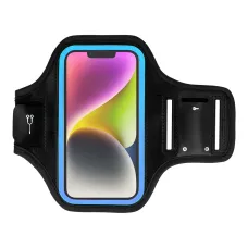 Armband SLIM Type 2 tok Iphone 11/11Pro/12/12Pro/13/13Pro/14/14 Pro/Samsung S20/S21/S22/S23 (5,5 hüvelyk) Fekete-Kék