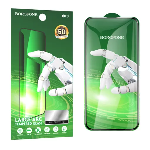 Borofone edzett üveg BF8 Diamond Armor Full Screen 5D Large Arc iPhone 14 Pro - 10 darab, üvegfólia