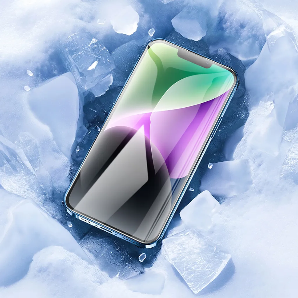 Borofone Edzett üveg BF6 Diamond Armor Teljes kijelzős HD az iPhone 15 Plus - 10 darab, üvegfólia - 7