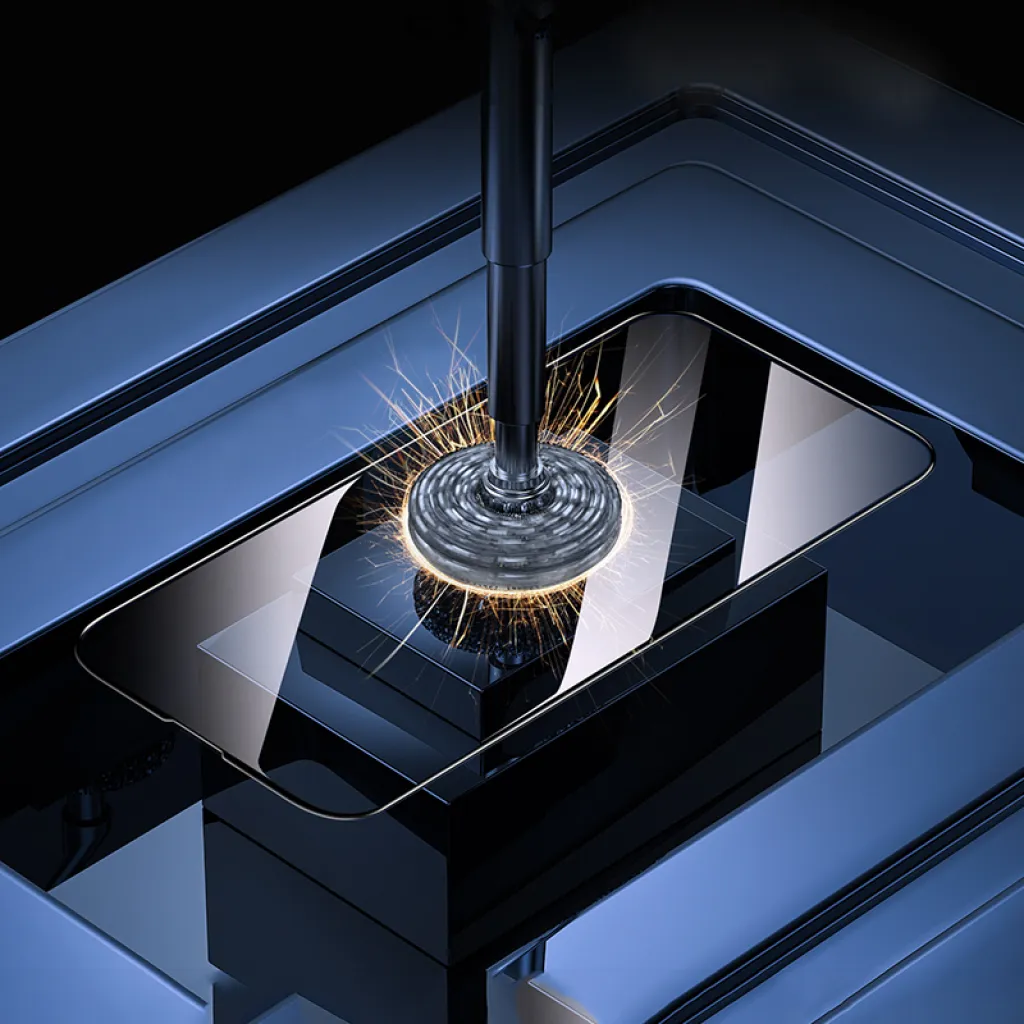 Borofone Edzett üveg BF6 Diamond Armor Teljes kijelzős HD az iPhone 15 Plus - 10 darab, üvegfólia - 8