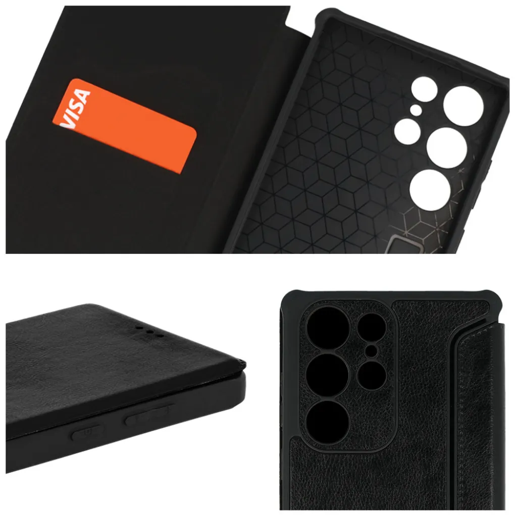 Razor Leather fliptok Xiaomi Redmi Note 12 Pro Plus black tok - 7