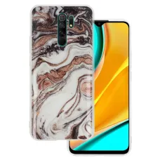 Márvány Csillogó Xiaomi Redmi 9 tok - Design 1