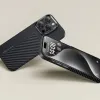 Benks Etui Magnetic Montage Kevlar 600D+1500D iPhone 15 Pro Max tok fekete - 3. kép