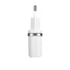 HOCO hálózati töltő adapter 2xUSB 2.4A fehér - 2. kép
