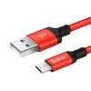 Hoco Micro USB X14 speed  2m  kábel piros/fekete - 2. kép