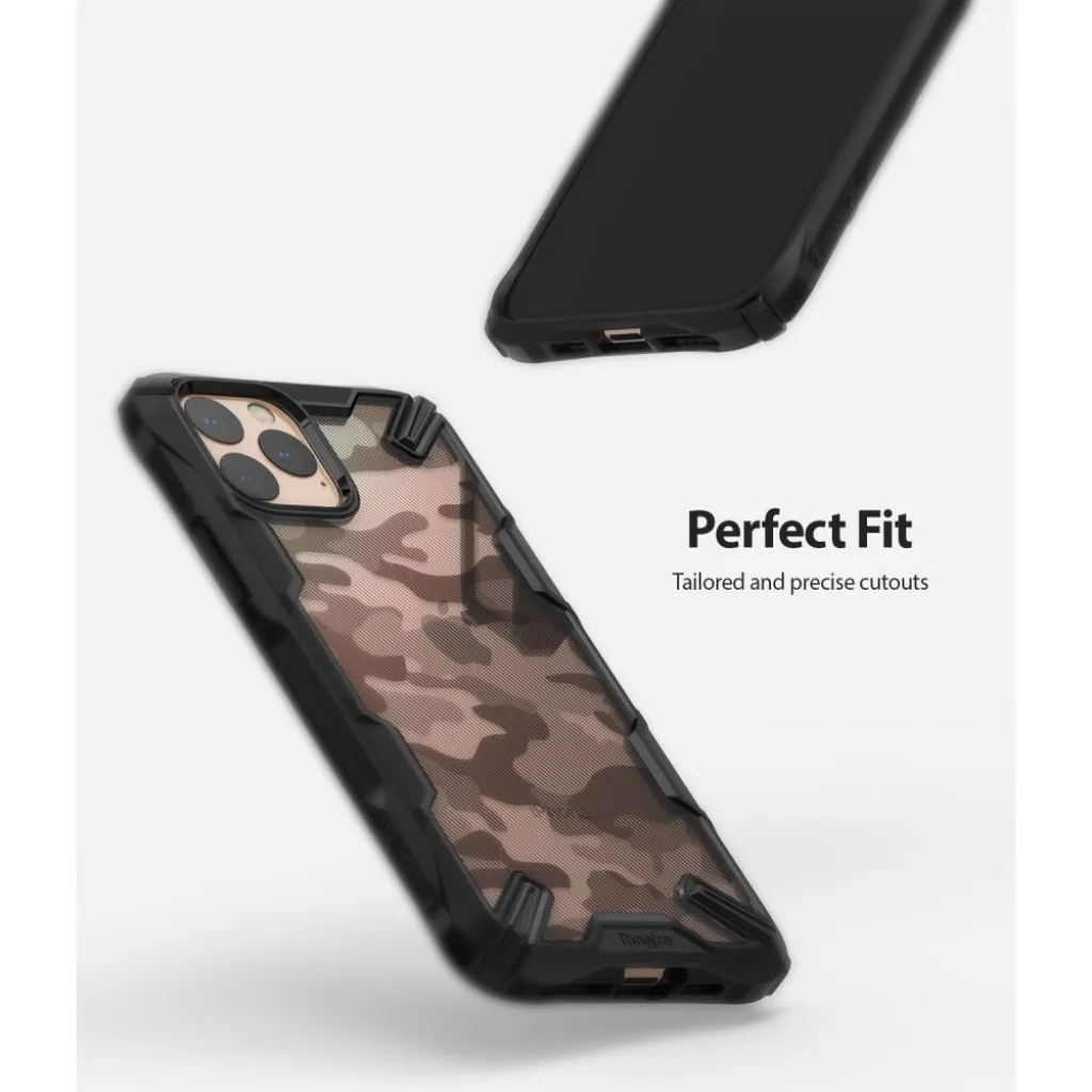 Ringke Fusion X iPhone 11 Pro Camo Black tok fekete színben - 7