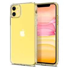 iPhone 11 Spigen Liquid Crystal flexibilis TPU gél tok áttetsző