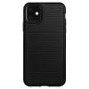 iPhone 11 Spigen Liquid Air flexibilis TPU gél tok matt fekete tok - 1. kép