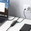 Ugreen HUB USB Type A elosztó - 4x USB 3.2 Gen 1 black (CM416 80657) - 0. kép