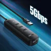 Ugreen HUB USB Type A elosztó - 4x USB 3.2 Gen 1 black (CM416 80657) - 4. kép