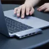 Ugreen multifunkcionális HUB 2x USB Type C to 3x USB 3.0 / TF / SD / USB Type C for MacBook Pro / Air szürke (CM251 60560) - 0. kép