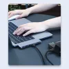 Ugreen multifunkcionális HUB 2x USB Type C to 3x USB 3.0 / TF / SD / USB Type C for MacBook Pro / Air szürke (CM251 60560) - 4. kép