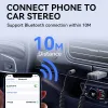 Wozinsky WTODB Bluetooth 5.3 audio adapter / AUX audio vevő - 4. kép