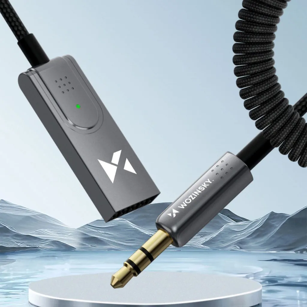 Wozinsky WTODB Bluetooth 5.3 audio adapter / AUX audio vevő - 8