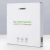 Ugreen 20264 RJ45 / USB-A 10/100Mbps HUB hálózati adapter 3x USB-A 2.0 - fekete - 3. kép