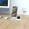 Tech-Protect QI15W-A22 indukčná MagSafe nabíjačka 3v1 s MagSafe stojanom pre smartfón / Apple Watch / AirPods - biela - 4. kép