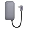 Baseus PadJoy universal 6in1 USB-C HUB tablet / okostelefon számára - sötétszürke - 0. kép